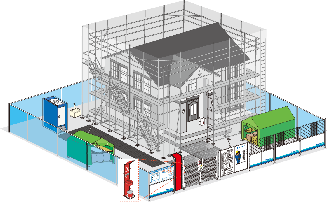 Temporary Materials Products Hamanetsu Corporation Which Sells Temporary Toilets And Outdoor Toilets