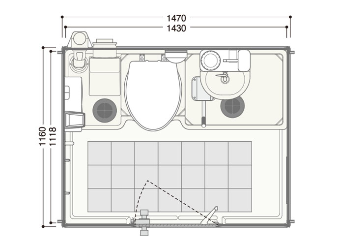 最旬ダウン 車載トイレ快適トイレ仕様 TU-CTLF4