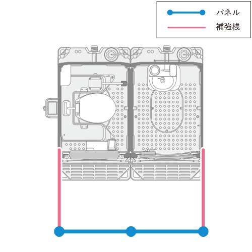 2スパン施工イメージ